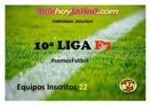 22 Equipos inscritos en la 10 Liga Fútbol 7 de Valladolid